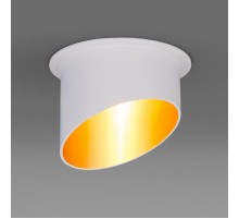Светильник накладной 7005 MR16 WH/GD белый/золото спот  a040981  Elektrostandard