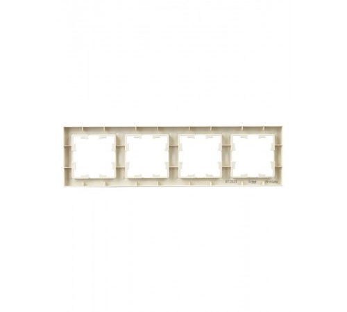 BRITE Рамка 4-ая РУ-4-БрКр бежевый   BR-M42-K10  IEK