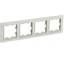 BRITE Рамка 4-ая РУ-4-БрКр бежевый   BR-M42-K10  IEK