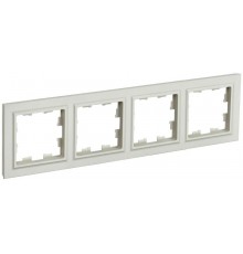 BRITE Рамка 4-ая РУ-4-БрКр бежевый   BR-M42-K10  IEK