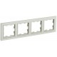 BRITE Рамка 4-ая РУ-4-БрКр бежевый   BR-M42-K10  IEK
