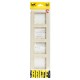 BRITE Рамка 4-ая РУ-4-БрКр бежевый   BR-M42-K10  IEK