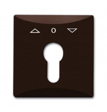 Плата центральная (накладка) с поворотной ручкой, IP44, серия Allwetter 44, цвет коричневый  1710-0-3803   2CKA001710A3803  ABB