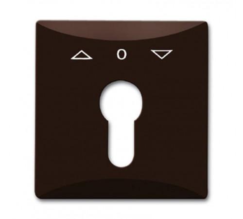 Плата центральная (накладка) с поворотной ручкой, IP44, серия Allwetter 44, цвет коричневый  1710-0-3803   2CKA001710A3803  ABB