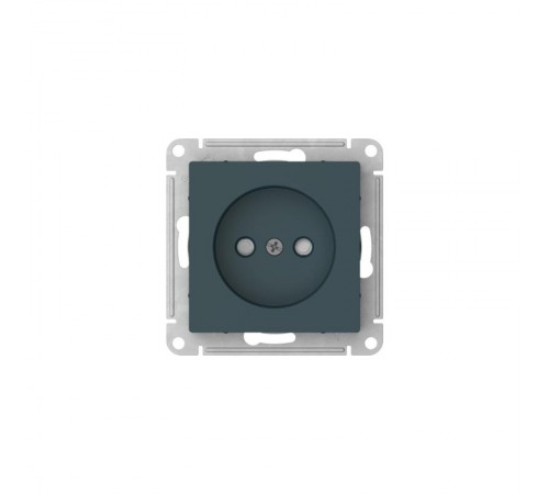 AtlasDesign Изумруд Розетка без заземления со шторками, 16А, механизм, быстрозажимные клеммы  ATN000849S  SE