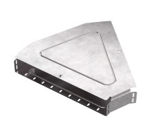 Угол горизонтальный 45 градусов с крышкой Стандарт 500х80   PR16.0617  Промрукав