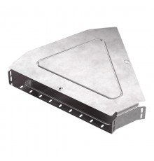 Угол горизонтальный 45 градусов с крышкой Стандарт 500х80   PR16.0617  Промрукав