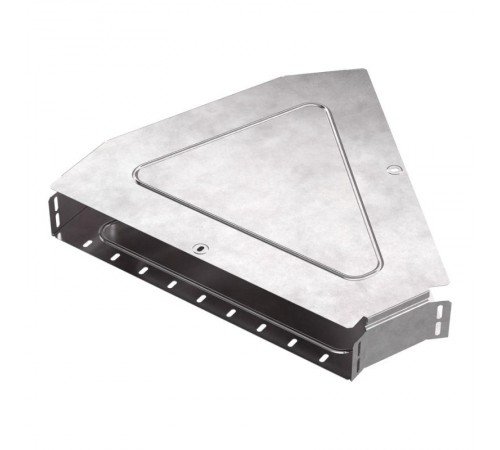 Угол горизонтальный 45 градусов с крышкой Стандарт 500х80   PR16.0617  Промрукав