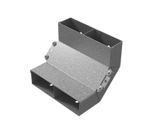 Угол вертикальный внутренний двухканальный 250х48  УВВНД-250х48  Ostec