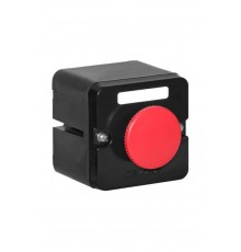 ПКЕ 212-1 У3, 10А, 660В, 1 элемент, красный гриб с фиксацией, накладной, IP40, пост управления  (ЭТ)  ET010804  Электротехник