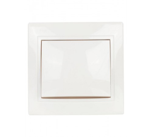 КВАРТА Белый Выключатель 1-клавишный 10А ВС10-1-0-КБ-44 IP44  KV-V10-10-44-K01  GENERICA