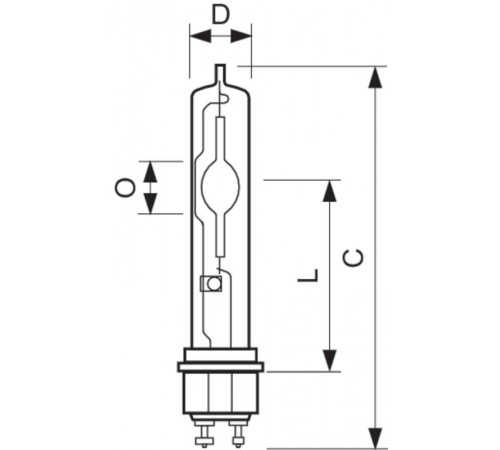 Лампа металлогалогенная CDM-T Elite 315W/930 PGZ18.1CT/12  928601164631  PHILIPS