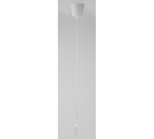 Патрон пластиковый Е27 с подвесом, белый (60/720)  Б0048038  ЭРА