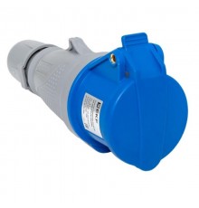 Розетка переносная 213 2Р+РЕ 16А 220В IP44 EKF PROXIMA  ps-213-16-220-PRO  EKF