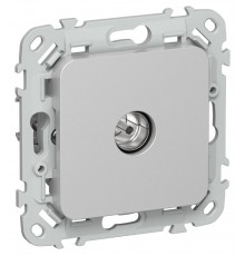 FLITE Розетка TV оконечная тип F РТВф-1-1-1-ФлА алюминий  FI-A10-O-K47  IEK