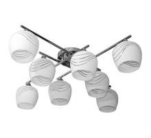 Светильник 11271-7/8 хром (Плафон 8317) НПБ 01-8х60-109 Е27  1005404858  Элетех