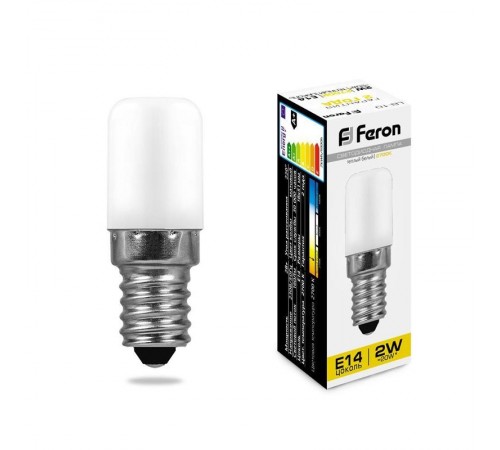 Лампа светодиодная LB-10 (2W) 230V E14 2700K для холодильника  25295  FERON