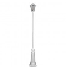 Светильник садово-парковый 6211 100W 230V E27 200*200*2130мм белый  11204  FERON