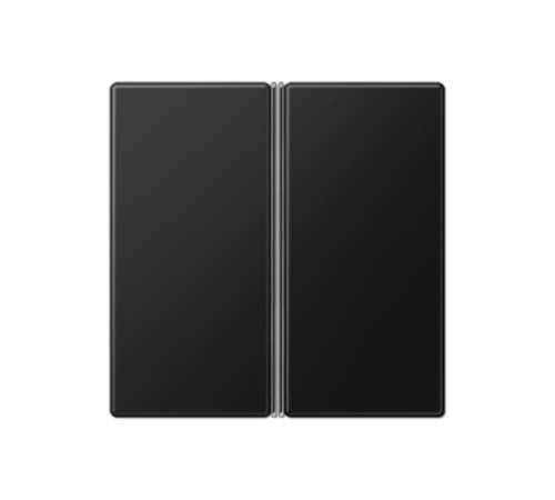 Набор накладок 2 группы для модулей F40; термопласт; черный матовый  A402TSASWM  Jung