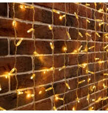 Гирлянда светодиодная Дождь 2х6 м, эффект мерцания, прозрачный провод, 230 В, диоды теплый белый, 768 LED (партия 2020-768 LED)  235-386  NEON-NIGHT