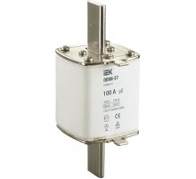 Плавкая вставка предохранителя ППНИ-37, габарит 2,  100А     DPP40-100  IEK