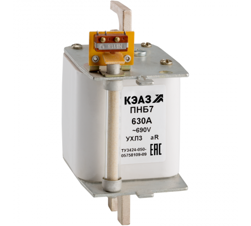 Предохранитель ПНБ7-690/630-2-500А-УХЛ3  110997  КЭАЗ