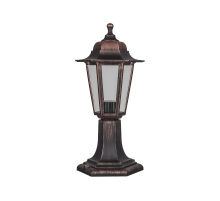 Светильник садово-парковый NOF-PG34-003-IP44-E27 ( 6 граней черный под медь)  80475   Navigator