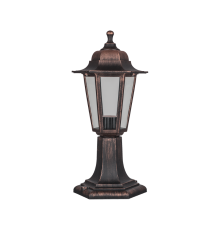 Светильник садово-парковый NOF-PG34-003-IP44-E27 ( 6 граней черный под медь)  80475   Navigator