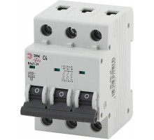 Выключатель автоматический трехполюсный Pro NO-900-38 ВА47-29 3P 4А кривая C  Б0031770  ЭРА