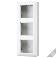 Коробка для накладного монтажа 3-кратная; мокка  AS583AMO  Jung