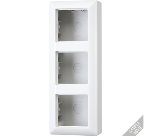 Коробка для накладного монтажа 3-кратная; мокка  AS583AMO  Jung