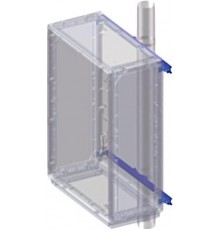 Комплект крепления к столбу Ш=685 мм  CN5FB068  DKC