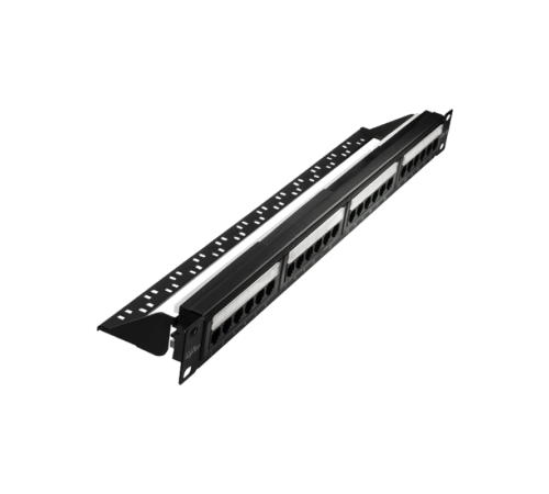 Патч-панель 19", 24хRJ-45, UTP, Cat.5e, 1U  10-0403  SUPRLAN