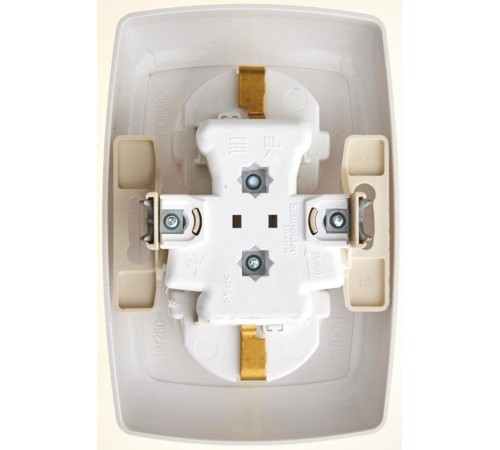 РОНДО С/У Белый Розетка 2-ая б/з с защитными шторками 16А (в сборе)  RS16-225-BI  Schneider Electric