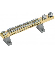 Шина N "ноль" на двух угл. изол. 200А ШНИ-10х18-36-L2-С   YNN30-36-C2-K03  IEK