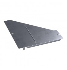 Крышка переходника правого Стандарт INOX (AISI 316) 500х150  PR16.5846  Промрукав