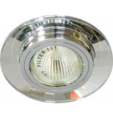 Светильник точечный встраиваемый под лампу 8160-2 MR16 50W G5.3 серебро, серебро/ Silver-Silver  19739  FERON