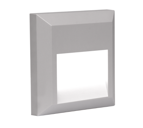 Светильник светодиодный архитектурный ДВУ PST/W S124124 2w 4000K GREY IP65 фасадный  5005587  Jazzway