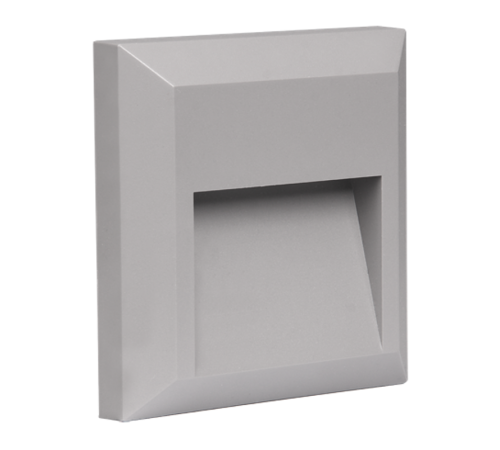 Светильник светодиодный архитектурный ДВУ PST/W S124124 2w 4000K GREY IP65 фасадный  5005587  Jazzway