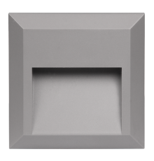 Светильник светодиодный архитектурный ДВУ PST/W S124124 2w 4000K GREY IP65 фасадный  5005587  Jazzway