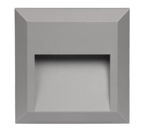 Светильник светодиодный архитектурный ДВУ PST/W S124124 2w 4000K GREY IP65 фасадный  5005587  Jazzway