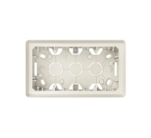 Simon 82 Монтажная коробка для накладного монтажа, 2 поста,  S82 Detail, слоновая кость  8200760-031  Simon