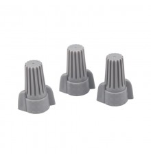 Соединительный изолирующий зажим с лепестками СИЗ-15  14,9 мм (4-16 мм), серый (10 шт./уп.)  08-0759-10  REXANT