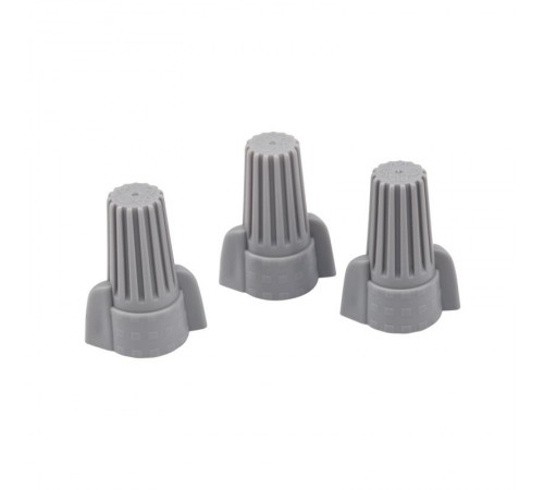 Соединительный изолирующий зажим с лепестками СИЗ-15  14,9 мм (4-16 мм), серый (10 шт./уп.)  08-0759-10  REXANT