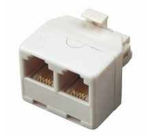 Телефонный двойник RJ-11(6P-4C) (штекер - 2 гнезда)  03-0031  REXANT