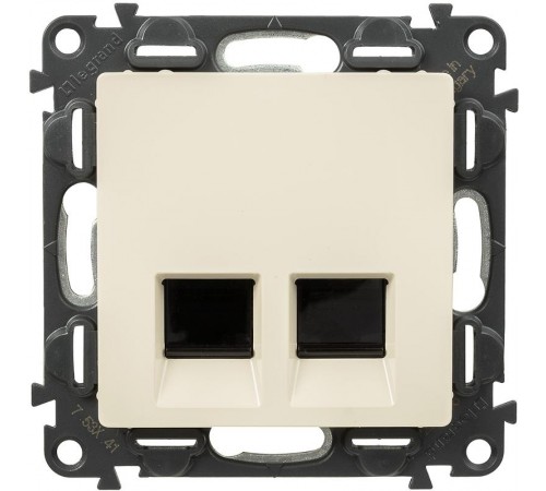 Valena LIFE DIY Сл.кость Розетка комп(RJ45) 2-ая 5 кат UTP  753541  Legrand