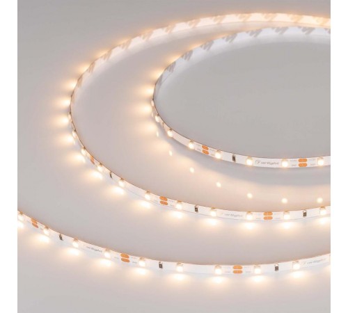 Лента светодиодная RT-A60-5mm 12V Warm3000 (4.8 W/m, IP20, 2835, 5m) (arlight, узкая)  028614(2)  Arlight
