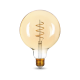 Лампа светодиодная Black LED Filament G120 Flexible E27 6W Golden 360lm 2400К  158802008  Gauss