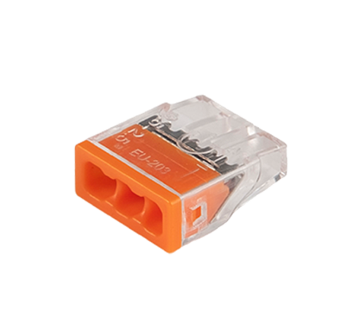 Клемма монтажная  нажимного соединения без пасты PTC-3P 2273-203 450V 32A 0,14-4.0mm2 / 100 шт./  5051003 Jazzway