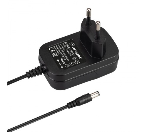 Блок питания ARDV-12-24BW (24V, 0.5A, 12W) (Arlight, Адаптер, 3 года)  040951  Arlight